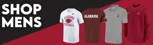 Shop Men's Alabama Apparel at the University of Alabama Supply Store - Supe Store. Discover a range of Crimson Tide men's clothing including Alabama Football t-shirts, polos, and sweatshirts. Perfect for fans looking to support UA in style.