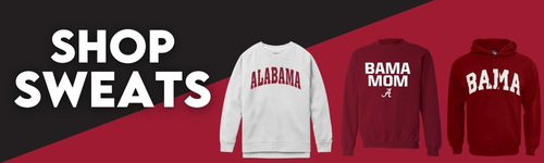 University of Alabama Supply Store- Supe Store- - Explore a variety of Crimson Tide sweatshirts including Alabama logo crewnecks, 'Bama Mom' hoodies, and BAMA branded pullover sweatshirts. Perfect for staying warm while showing your UA pride.