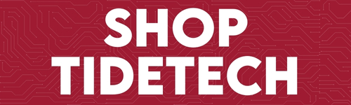 Shop Tide Tech at the University of Alabama Supply Store - Supe Store. Explore computers, Apple products, Dell laptops, and tech accessories. Get the latest technology for students and staff at competitive prices, with support for all your tech needs.