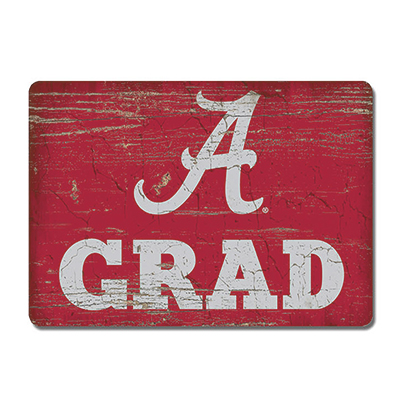 Alabama Grad Wood Magnet