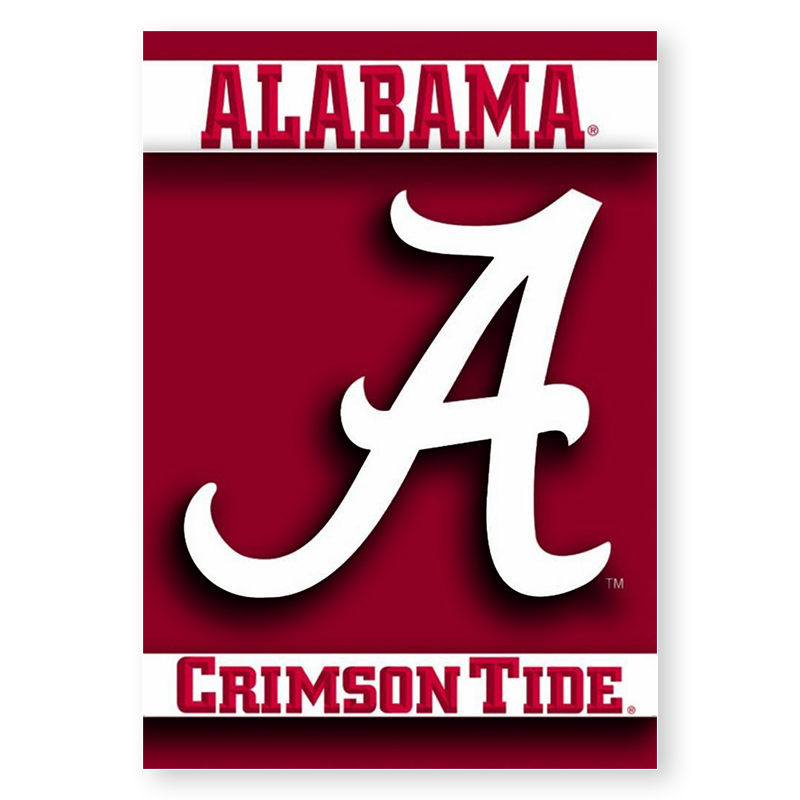 Alabama Crimson Tide - 2-Sided 28 x 40 Banner w/ Pole Sleeve