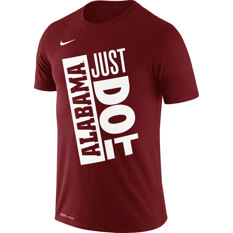 Alabama Mens Nike Dry Team Just Do It T Shirt