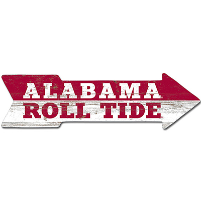 Classic Alabama Roll Tide This Way Wall Arrow