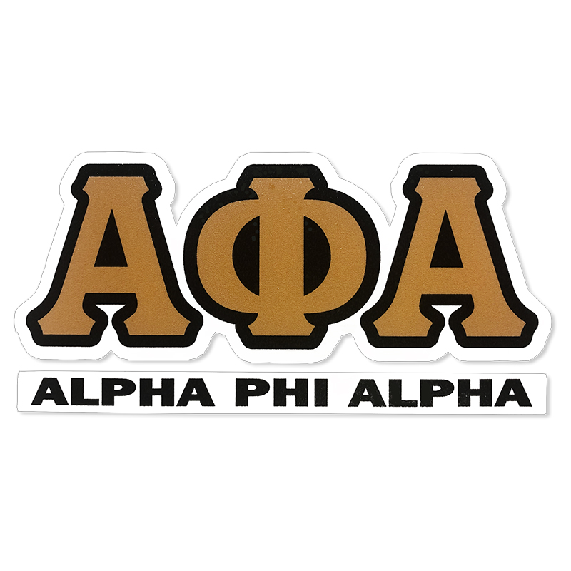 Alpha Phi Alpha Greek Letter Decal | University of Alabama Supply Store