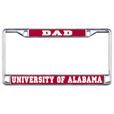 Alabama Dad Metal Domed Plate Frame