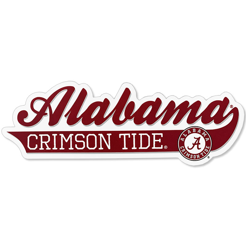Alabama Crimson Tide With Circle Logo Decal | University of Alabama ...