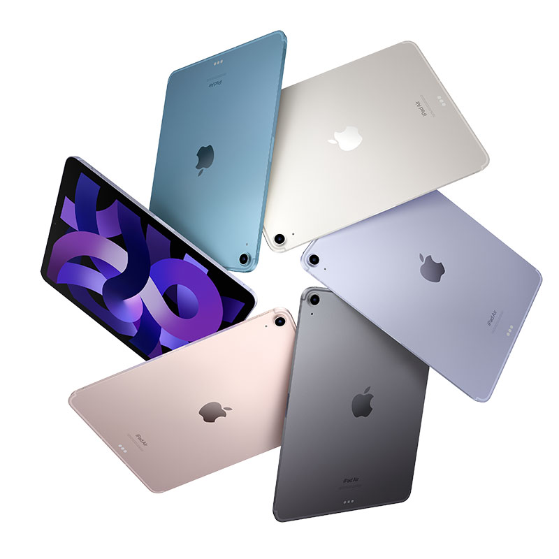 Apple iPad Air (5th Generation): with M1 chip, 10.9-inch Liquid Retina  Display, 64GB, Wi-Fi 6, 12MP front/12MP Back Camera, Touch ID, All-Day  Battery