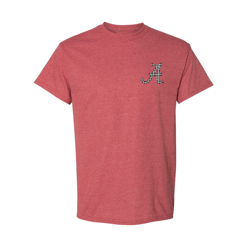 Alabama Houndstooth Script A T-Shirt | University of Alabama Supply Store