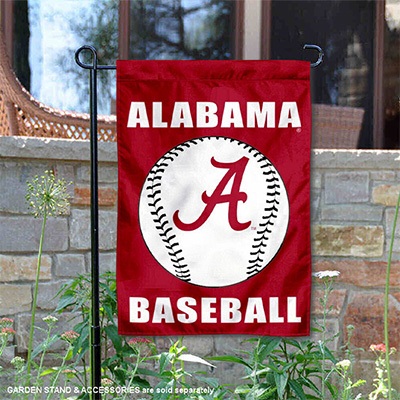 Alabama Baseball Garden Flag