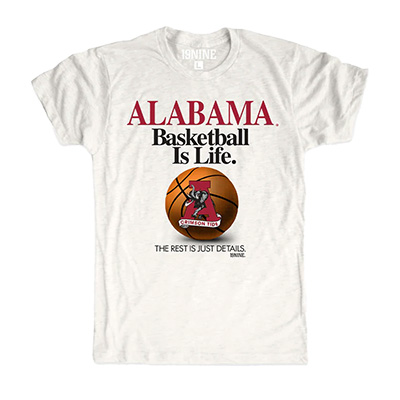 Alabama Basketball Is Life Elephant Vault Logo T-Shirt