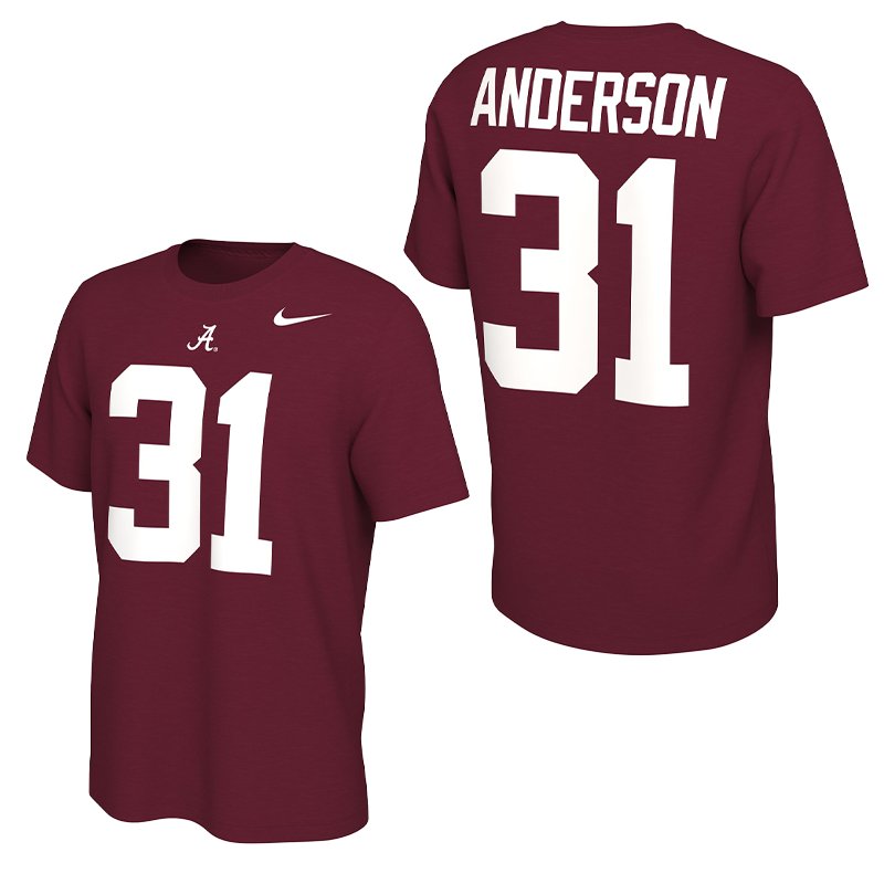 Alabama Will Anderson #31 Jersey T-Shirt