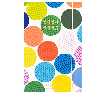Kate Spade 2024-2025 17 Month Medium Planner - Golf Balls