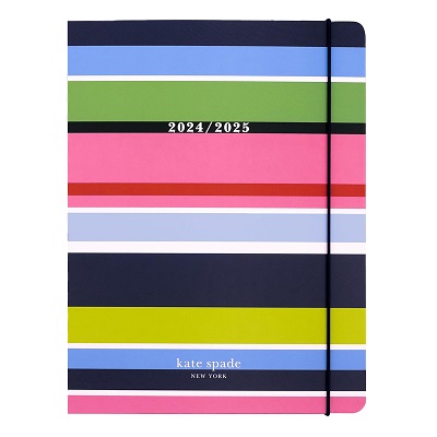 Kate Spade 2024-2025 17 Month Large Planner - Sunny Day Stripe