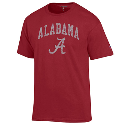 Alabama Script A  Basic Jersey T-Shirt