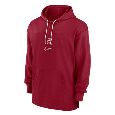 Alabama Script A Over Nike Swoosh Jersey Pullover Hoodie