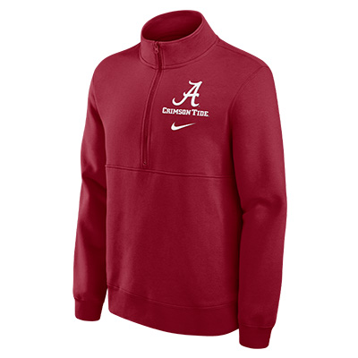 Alabama Crimson Tide Club Fleece 1/2 Zip Pullover