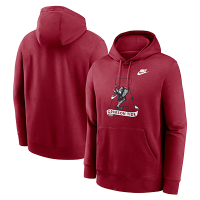 Alabama Mens Nike Legacy Club Fleece Hoodie