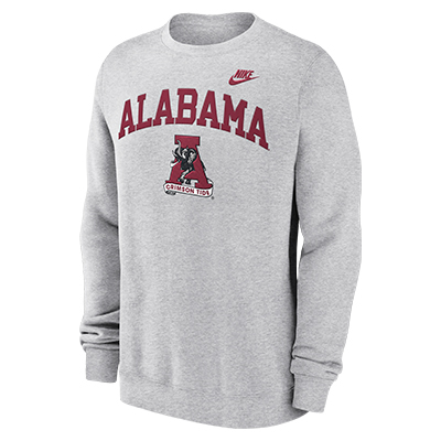 Alabama Over Vault A Fleece Classic Arch Crew