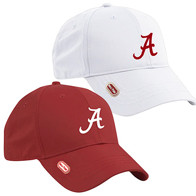 Alabama Script A Performance Mid Fit Cap With Ball Marker