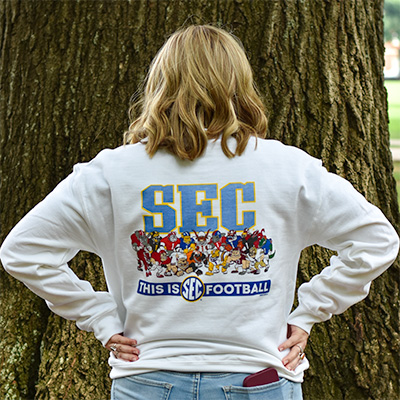 Alabama SEC Illustrations  Crewneck Sweatshirt