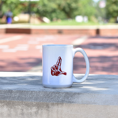 Lank Hand Sign Ceramic Mug