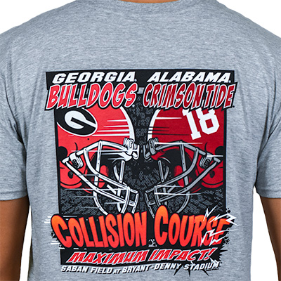 Alabama V Georgia Collision Course T-Shirt