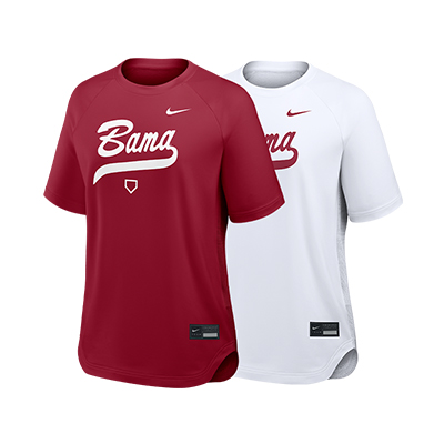 Alabama Nike Dri-Fit Pregame Top